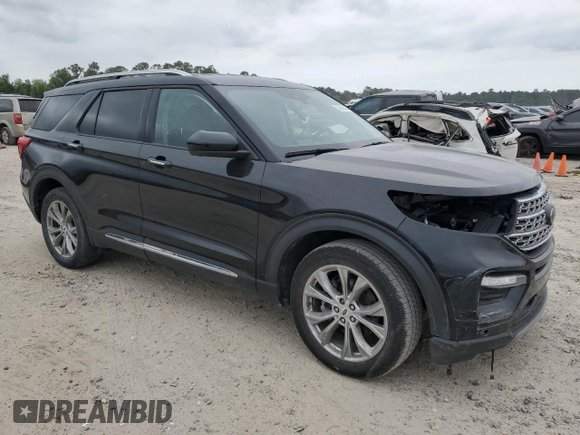 2022 Ford Explorer Limited with VIN 1FMSK7FH5NGA79510, listed as a Copart auction lot 52626945 with 41,095 mi miles and Salvage Title. Bid and sale history available at carsss.com. Image 4.