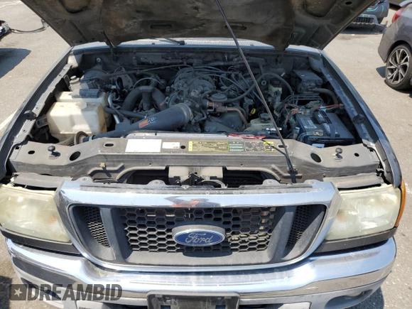 2005 Ford Ranger XL with VIN 1FTZR15E45PA73118, listed as a Copart auction lot 64683135 with 162,514 mi miles and Salvage title. Bid and sale history available at DreamBid. Image 11.