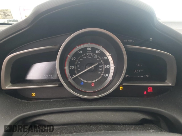 2014 Mazda 3 i Grand Touring with VIN JM1BM1M71E1155300, listed as a Copart auction lot 85097934 with 110,275 mi miles and Salvage Title. Bid and sale history available at DreamBid. Image 9.