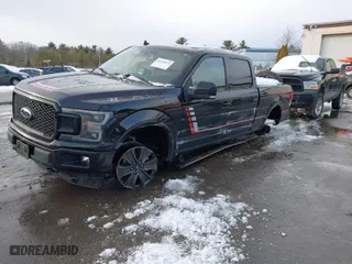 2018 Ford F-150 XL with VIN 1FTFW1EG7JFC83189, listed as a IAAI auction lot 41410074 with 44,420 mi miles. Bid and sale history available at carsss.com. Image 2.