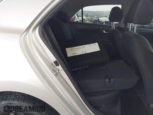 2021 Kia Rio S with VIN 3KPA25ADXME431472, listed as a IAAI auction lot 42030475 with 62,279 mi miles and . Bid and sale history available at DreamBid. Image 8.