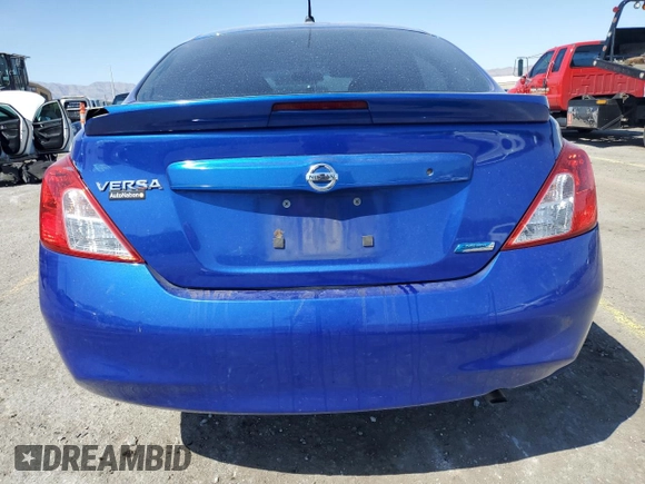 2014 Nissan Versa SV with VIN 3N1CN7AP1EL850025, listed as a Copart auction lot 52636905 with Not Provided miles and Salvage Title. Bid and sale history available at DreamBid. Image 6.