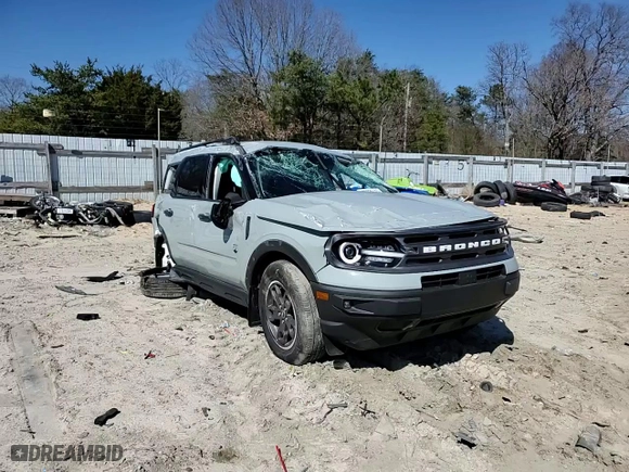 2024 Ford Bronco Sport Big Bend with VIN 3FMCR9B69RRF22756, listed as a Copart auction lot 48026745 with 3,960 mi miles and Salvage Title. Bid and sale history available at carsss.com. Image 11.