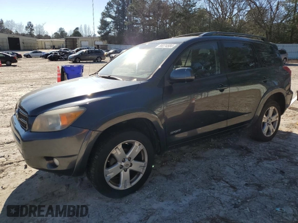 2007 Toyota RAV4 Sport with VIN JTMZD32V976049744, listed as a Copart auction lot 86074584 with 206,329 mi miles and Clean Title. Bid and sale history available at carsss.com. Image 1.