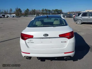 2013 Kia Optima EX with VIN 5XXGN4A77DG107702, listed as a IAAI auction lot 41856628 with 222,847 mi miles. Bid and sale history available at carsss.com. Image 16.