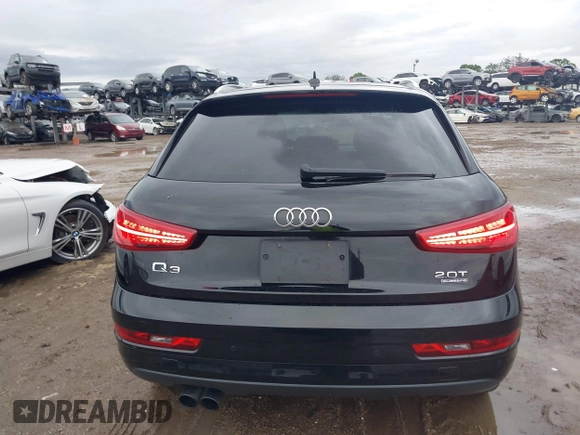 2017 Audi Q3 Premium with VIN WA1ECCFS5HR006322, listed as a IAAI auction lot 41396127 with 46,004 mi miles. Bid and sale history available at carsss.com. Image 16.
