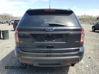 2015 Ford Explorer XLT with VIN 1FM5K8D84FGA30743, listed as a Copart auction lot 53464025 with 77,959 mi miles and Salvage Title. Bid and sale history available at carsss.com. Image 6.