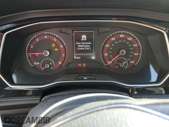 2020 Volkswagen Jetta S with VIN 3VWC57BU7LM082654, listed as a Copart auction lot 42620475 with 92,994 mi miles and Non repairable. Bid and sale history available at DreamBid. Image 9.