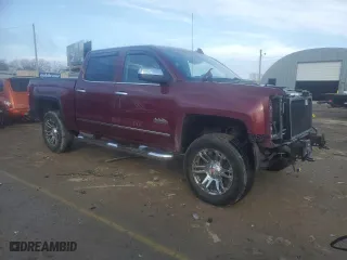 2015 Chevrolet Silverado 1500 High Country with VIN 3GCUKTEJ5FG348492, listed as a Copart auction lot 83608464 with 122,891 mi miles and Salvage Title. Bid and sale history available at carsss.com. Image 4.