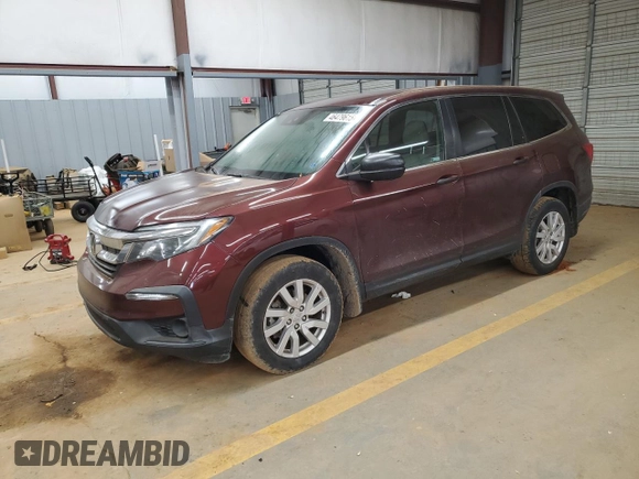 2019 Honda Pilot LX with VIN 5FNYF5H10KB041471, listed as a Copart auction lot 46479615 with 61,513 mi miles and Clean Title. Bid and sale history available at DreamBid. Image 1.