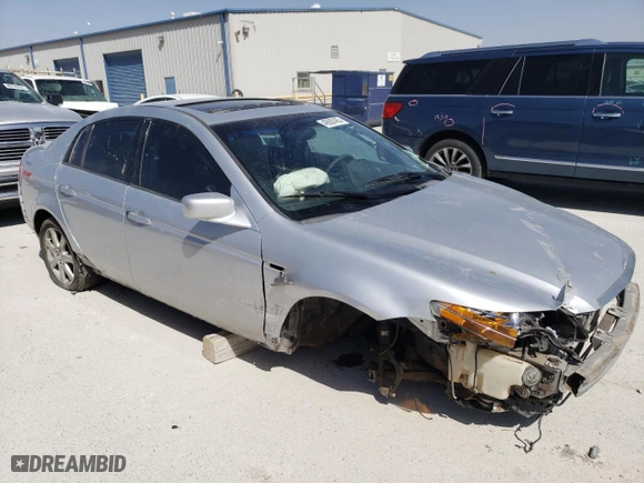2005 Acura TL with VIN 19UUA662X5A076936, listed as a Copart auction lot 49680485 with 175,466 mi miles and Salvage Title. Bid and sale history available at carsss.com. Image 4.