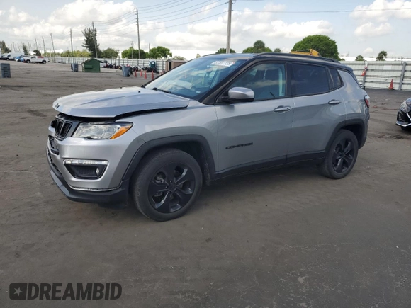 2021 Jeep Compass Altitude with VIN 3C4NJCBB7MT509188, listed as a Copart auction lot 57507125 with 28,279 mi miles and Non repairable. Bid and sale history available at DreamBid. Image 1.