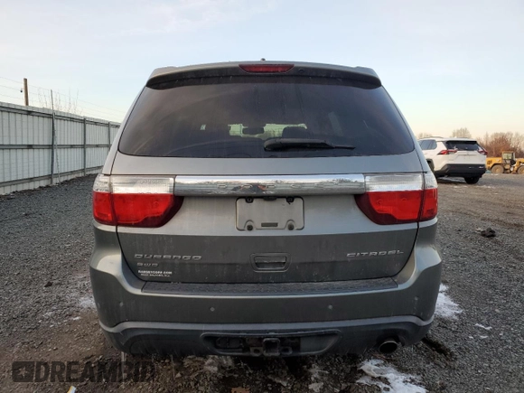 2011 Dodge Durango Citadel with VIN 1D4RE5GG7BC599329, listed as a Copart auction lot 83590254 with 175,666 mi miles and Salvage Title. Bid and sale history available at carsss.com. Image 6.