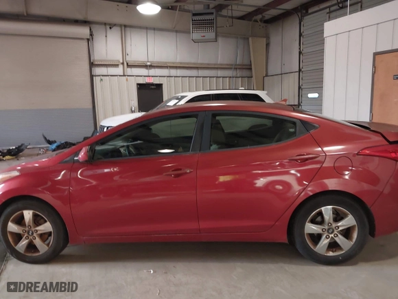 2012 Hyundai Elantra GLS with VIN KMHDH4AE2CU304144, listed as a IAAI auction lot 41215924 with 151,823 mi miles. Bid and sale history available at carsss.com. Image 14.