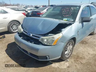 2008 Ford Focus SE with VIN 1FAHP33N28W137186, listed as a IAAI auction lot 41894328 with 150,854 mi miles. Bid and sale history available at carsss.com. Image 6.
