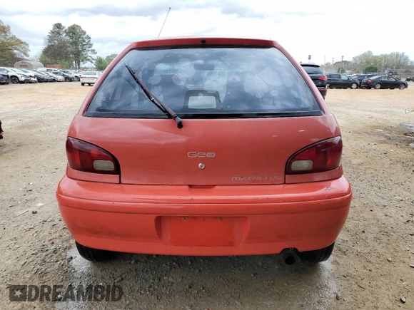 1995 Chevrolet Metro with VIN 2C1MR2261S6713131, listed as a Copart auction lot 51346275 with 166,211 mi miles and Salvage Title. Bid and sale history available at DreamBid. Image 6.