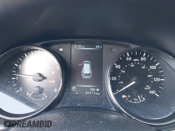 2017 Nissan Rogue S with VIN JN8AT2MV4HW272240, listed as a IAAI auction lot 41673688 with 67,311 mi miles and . Bid and sale history available at DreamBid. Image 15.