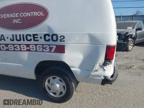 2012 Ford Econoline Cargo Commercial with VIN 1FTNE1EW3CDA86220, listed as a IAAI auction lot 41463546 with 250,381 mi miles and . Bid and sale history available at carsss.com. Image 6.