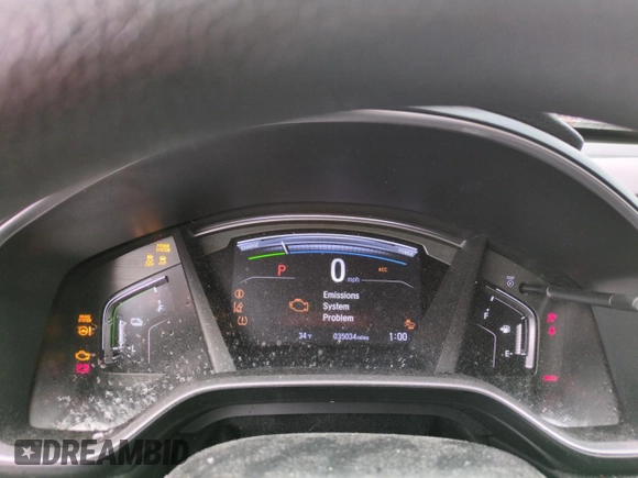 2020 Honda CR-V EX with VIN 7FART6H54LE004452, listed as a Copart auction lot 45871255 with 35,034 mi miles and Salvage Title. Bid and sale history available at DreamBid. Image 9.
