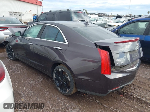 2014 Cadillac ATS Standard RWD with VIN 1G6AA5RX9E0101644, listed as a IAAI auction lot 42333033 with Not provided miles and . Bid and sale history available at DreamBid. Image 3.
