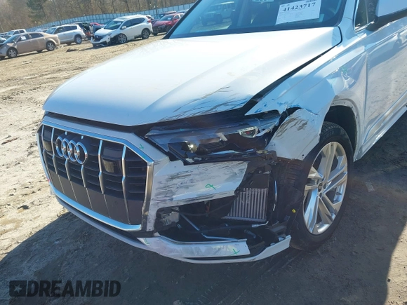 2023 Audi Q7 Premium Plus with VIN WA1LXBF71PD006251, listed as a IAAI auction lot 41423717 with 19,717 mi miles. Bid and sale history available at carsss.com. Image 6.