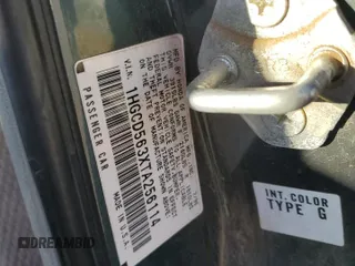 1996 Honda Accord LX with VIN 1HGCD563XTA256114, listed as a Copart auction lot 47826205 with Not Provided miles and Salvage Title. Bid and sale history available at DreamBid. Image 12.