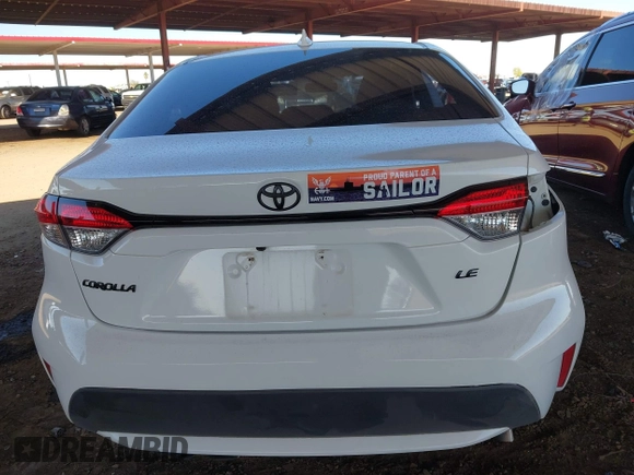 2020 Toyota Corolla LE with VIN 5YFEPRAE2LP144904, listed as a IAAI auction lot 41767334 with 94,364 mi miles. Bid and sale history available at carsss.com. Image 17.