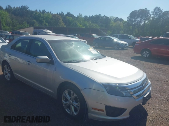 2012 Ford Fusion SE with VIN 3FAHP0HAXCR226407, listed as a IAAI auction lot 41982689 with 193,432 mi miles. Bid and sale history available at carsss.com. Image 1.