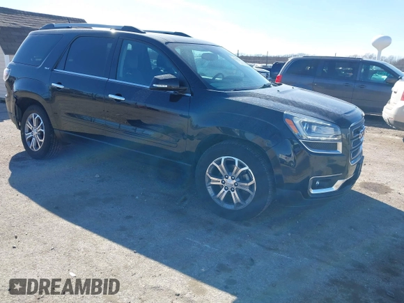 2016 GMC Acadia SLT with VIN 1GKKVRKD2GJ149467, listed as a IAAI auction lot 41702226 with 115,374 mi miles. Bid and sale history available at carsss.com. Image 1.