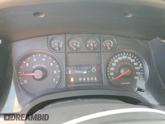 2009 Ford F-150 XL with VIN 1FTRF12W59KA23790, listed as a Copart auction lot 43798315 with 193,693 mi miles and Clean title. Bid and sale history available at DreamBid. Image 9.
