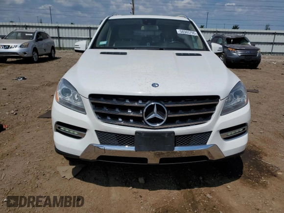 2014 Mercedes-Benz M 350 with VIN 4JGDA5JB2EA295787, listed as a Copart auction lot 58565795 with 193,576 mi miles and Salvage title. Bid and sale history available at DreamBid. Image 5.