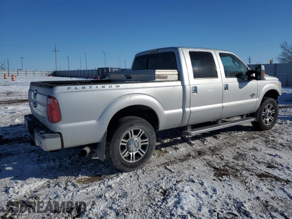2015 Ford F-250 Lariat with VIN 1FT7W2BT1FED53780, listed as a Copart auction lot 44793675 with 380,408 mi miles and Salvage title. Bid and sale history available at DreamBid. Image 3.
