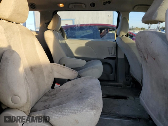2012 Toyota Sienna with VIN 5TDZK3DC5CS276747, listed as a Copart auction lot 86114954 with 0 mi miles and Salvage Title. Bid and sale history available at carsss.com. Image 11.