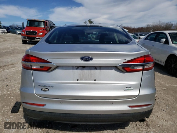 2019 Ford Fusion SE with VIN 3FA6P0HD7KR156879, listed as a Copart auction lot 52397625 with 65,027 mi miles and Salvage Title. Bid and sale history available at carsss.com. Image 6.