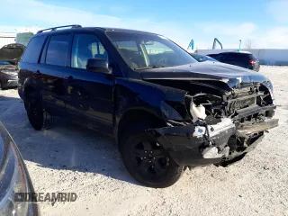 2005 Honda Pilot EX with VIN 5FNYF18465B036265, listed as a Copart auction lot 42185075 with 219,383 mi miles and Non Repairable. Bid and sale history available at DreamBid. Image 4.