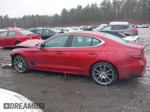 2023 Genesis G70 2.0T with VIN KMTG34TA7PU124434, listed as a IAAI auction lot 41963041 with 37,591 mi miles and . Bid and sale history available at DreamBid. Image 15.