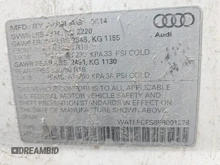 2015 Audi Q3 Premium Plus z VIN WA1EFCFS8FR001278, wystawiony jako IAAI lot #42475043 z przebiegiem 125 417 mil mil oraz . Historia ofert i sprzedaży dostępna na DreamBid. Obrazek 9.