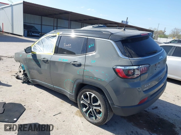 2023 Jeep Compass Limited с VIN 3C4NJDCN4PT505487, выставлен на аукционе IAAI как лот 41816219 с пробегом 10 379 миль миль и . История ставок и продаж доступна на DreamBid. Изображение 3.