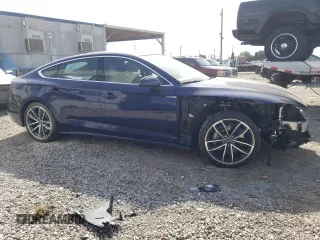 2021 Audi A5 Sportback S line Premium Plus with VIN WAUFACF54MA055379, listed as a Copart auction lot 46419334 with 25,133 mi miles. Bid and sale history available at carsss.com. Image 4.