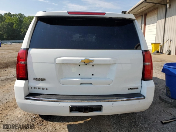 2017 Chevrolet Tahoe Premier with VIN 1GNSCCKC5HR110937, listed as a Copart auction lot 64006644 with 0 mi miles and Salvage Title. Bid and sale history available at carsss.com. Image 6.