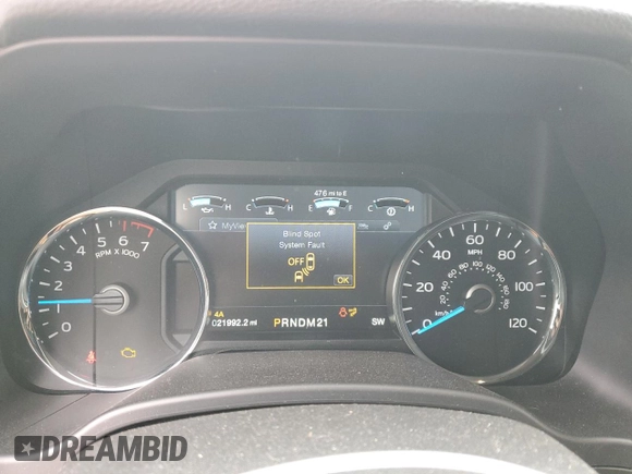 2017 Ford F-150 XL with VIN 1FTEX1EP4HFB65507, listed as a Copart auction lot 46574405 with 21,992 mi miles and Clean Title. Bid and sale history available at carsss.com. Image 9.