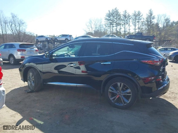 2023 Nissan Murano Platinum with VIN 5N1AZ2DS4PC102990, listed as a IAAI auction lot 41744044 with 18,007 mi miles. Bid and sale history available at carsss.com. Image 14.