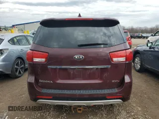 2016 Kia Sedona SX-L with VIN KNDME5C19G6138311, listed as a Copart auction lot 49214375 with 68,500 mi miles and Salvage Title. Bid and sale history available at carsss.com. Image 6.