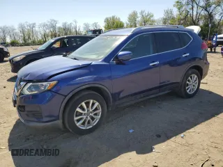 2017 Nissan Rogue S with VIN KNMAT2MV9HP581322, listed as a Copart auction lot 53615945 with 106,967 mi miles and Salvage Title. Bid and sale history available at DreamBid. Image 1.