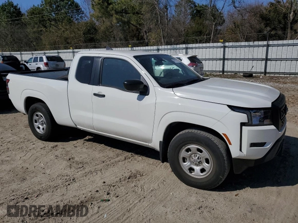 2024 Nissan Frontier S with VIN 1N6ED1CL4RN654812, listed as a Copart auction lot 48119115 with 9,110 mi miles and Salvage Title. Bid and sale history available at DreamBid. Image 4.