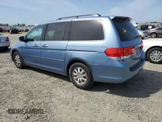 2008 Honda Odyssey EX-L z VIN 5FNRL38738B037025, wystawiony jako Copart lot #53354455 z przebiegiem 161 291 mil mil oraz Szkoda całkowita • Salvage title. Historia ofert i sprzedaży dostępna na DreamBid. Obrazek 2.