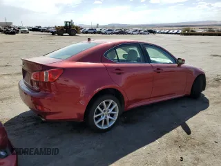 2013 Lexus IS 250 with VIN JTHCF5C20D5063323, listed as a Copart auction lot 50349985 with 92,610 mi miles and Salvage title. Bid and sale history available at DreamBid. Image 3.