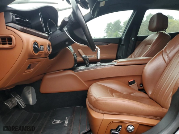 2018 Maserati Quattroporte S with VIN ZAM56YPA7J1271761, listed as a Copart auction lot 50539244 with 76,561 mi miles. Bid and sale history available at carsss.com. Image 7.