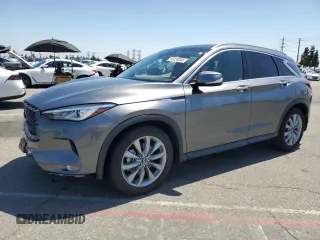2021 Infiniti QX50 Luxe z VIN 3PCAJ5BA4MF108083, wystawiony jako Copart lot #55128045 z przebiegiem 45 572 mil mil oraz Szkoda całkowita • Salvage title. Historia ofert i sprzedaży dostępna na DreamBid. Obrazek 1.