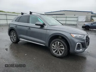2022 Audi Q5 S line Premium Plus with VIN WA1EAAFY2N2020441, listed as a Copart auction lot 55841995 with 40,316 mi miles and Salvage title. Bid and sale history available at DreamBid. Image 4.